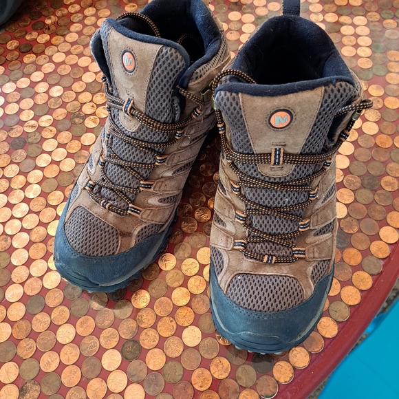 Merrell Shoes Merrell Vibram Sz J06051 Brown Suede Hiking Boots